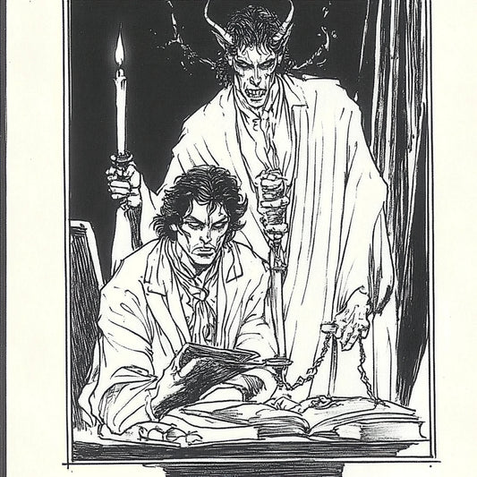 A collection of AI-generated artworks inspired by Austin Osman Spare, depicting spectral visions and ethereal entities. The 'Spirits' series channels Spare’s automatic drawing, capturing ghostly figures in swirling, dreamlike forms. These artworks evoke unseen forces, shifting between human and supernatural. Intricate line work and surreal distortions reflect Spare’s esoteric influence, inviting viewers into a world where spirits whisper beyond reality.