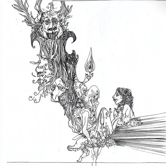 AI-generated artworks inspired by Austin Osman Spare, depicting demonic entities, chaos magick, and subconscious manifestations. The 'Demons' series reinterprets Spare’s automatic drawing, capturing grotesque figures emerging from the unconscious. These images evoke spirits, infernal beings, and apparitions, rendered in intricate line work. Each piece explores a liminal space where nightmare and reality merge in perpetual transformation.