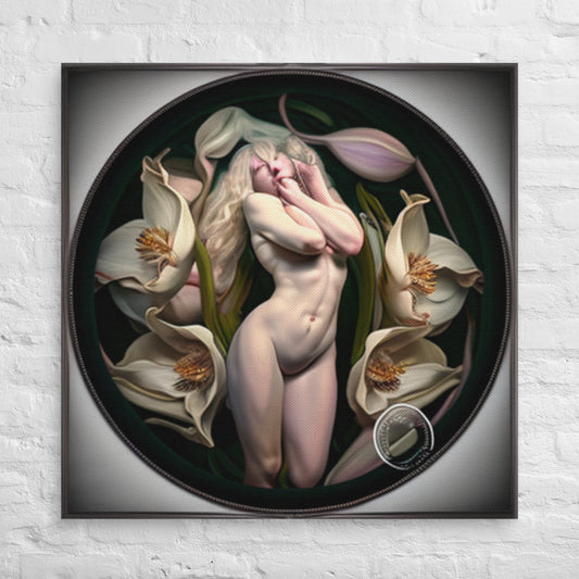 Naked woman surrounded by lillies#2